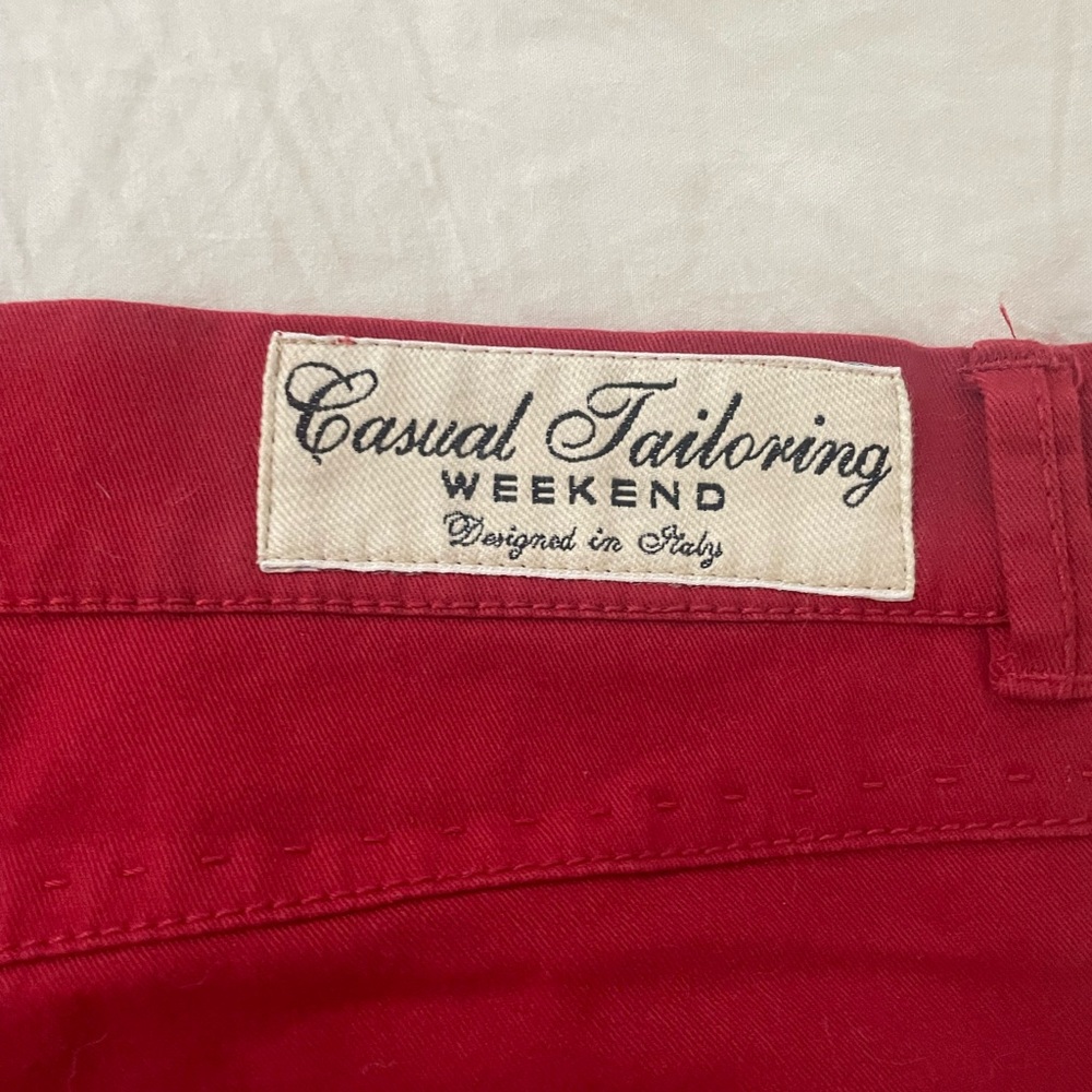 MaxMara Weekend Vibrant Red Pants - Picture 3 of 5